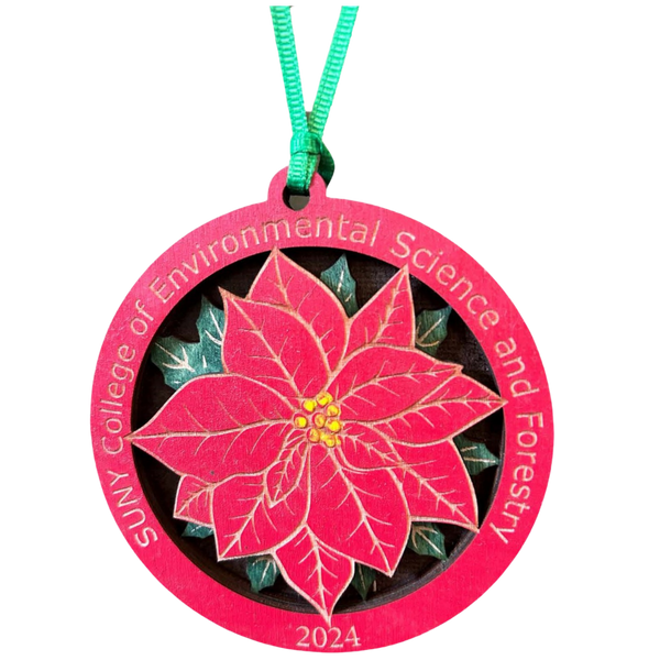 2024 Poinsettia Ornament