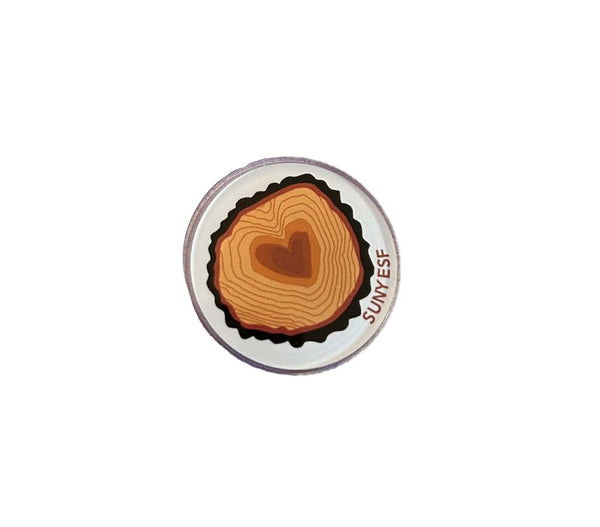 Heart In Stump Pin