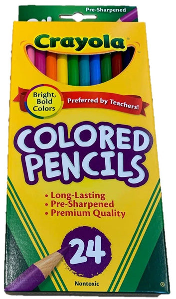 24 Pack Colored Pencils